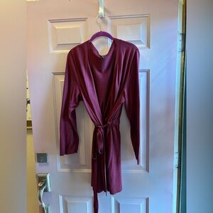 Eileen Fisher Burgundy Women's Cardigan